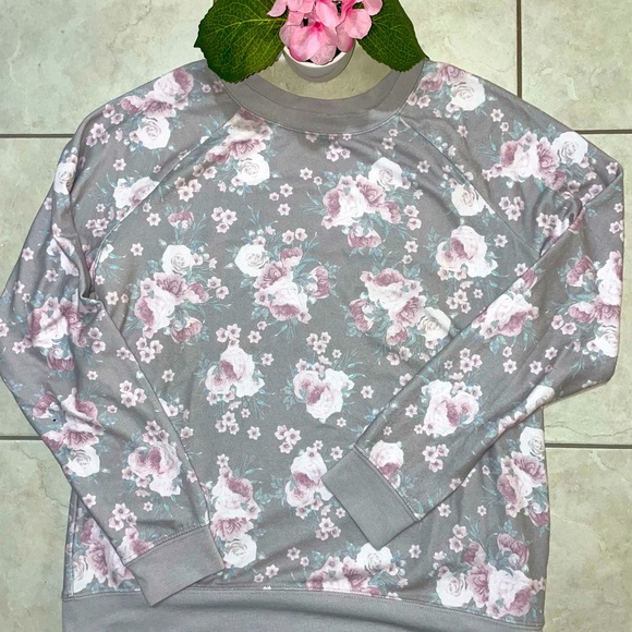NWOT Grayson/Threads Floral Sweatshirt,XL - Picture 2 of 2